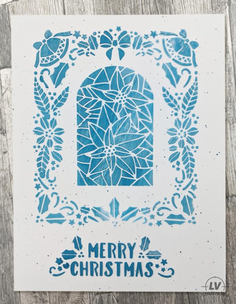 Flat Card Using Tonic Studios Craft Kit #33 - White Wonderland