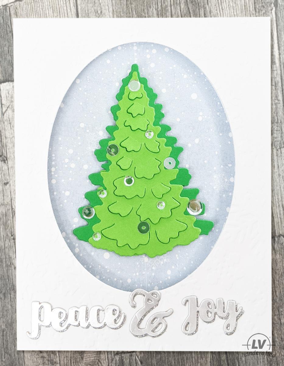 Christmas Tree Themed Card