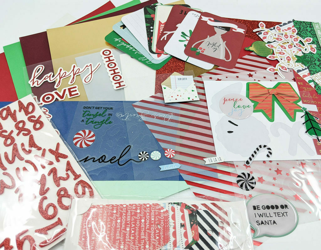 Spellbinder's Merry Everything Card Kit (leftovers)