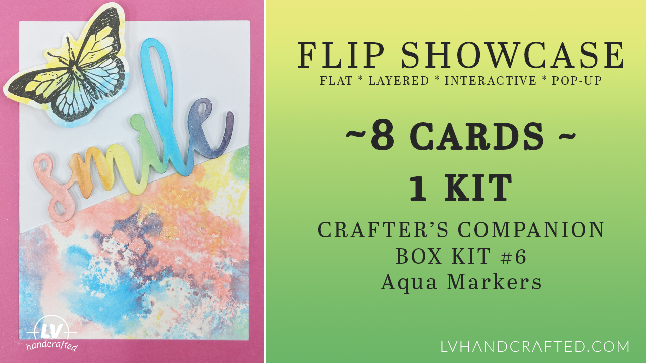 FLIP Crafter's Companion Box #6 Aqua Markers