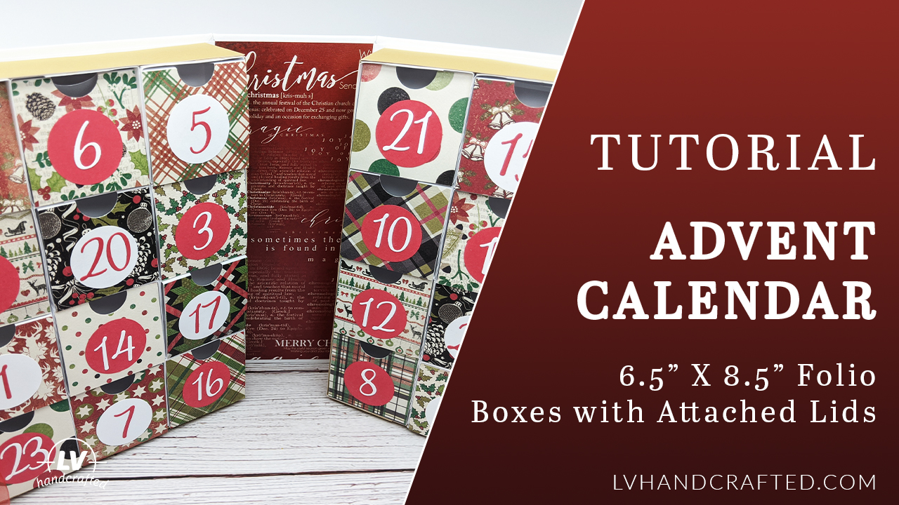 Advent Calendar Exploding Gift Box - LV Handcrafted