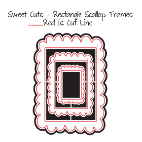 Paper Sweeties Scallop Rectangle