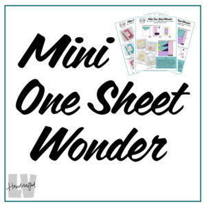 _Mini One Sheet Wonder