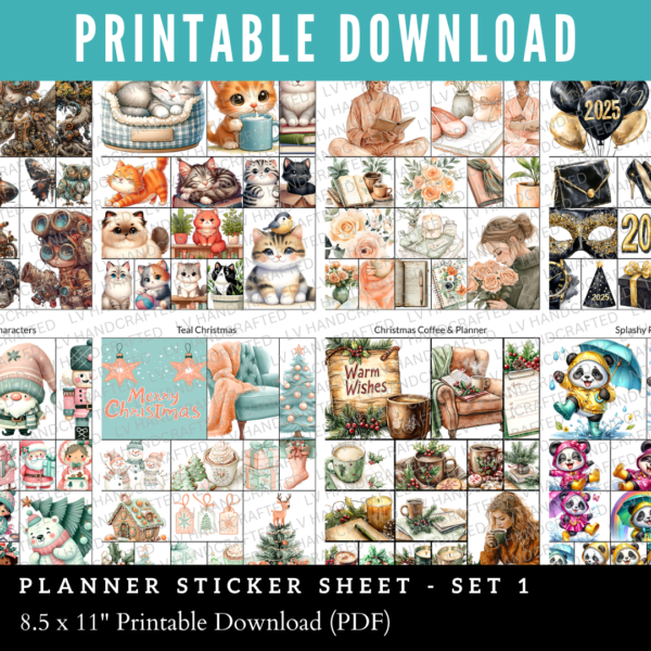 Modular Planner Sticker Sheet Set 1