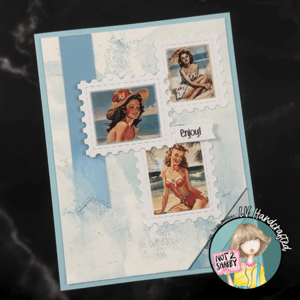 EZ Postage Printable: Beach Babes Full Bundle (1, 2 and EZ Guide) - Image 2