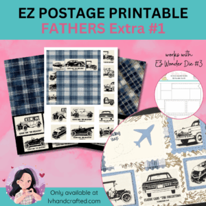 EZ Postage Printable: Fathers Extra #1