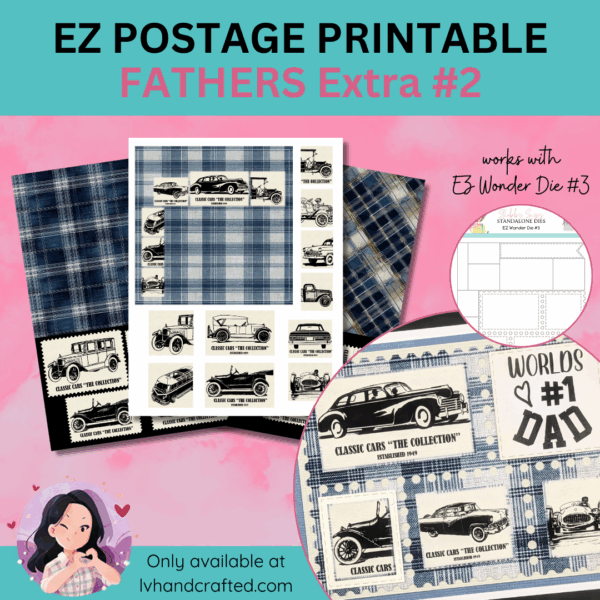 EZ Postage Printable: Fathers Extra #2