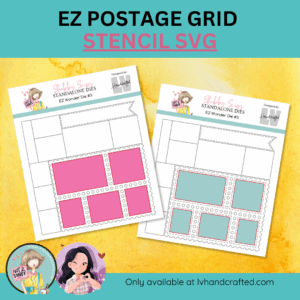 EZ Postage Grid Stencil (SVG)