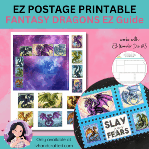 EZ Postage Printable: Fantasy Dragon EZ Guide