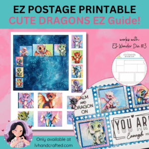EZ Postage Printable: Cute Dragon EZ Guide